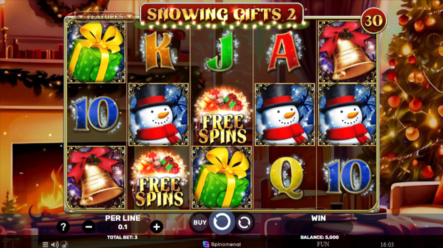 Juego de casino navideño Christmas Morning Juego de casino navideño Christmas Morning