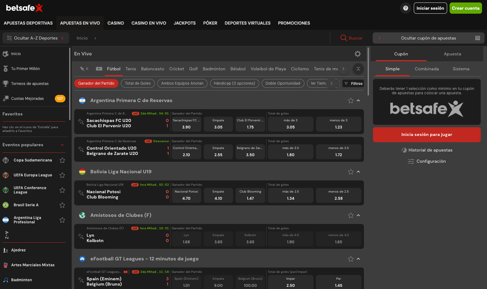 Betsafe Chile