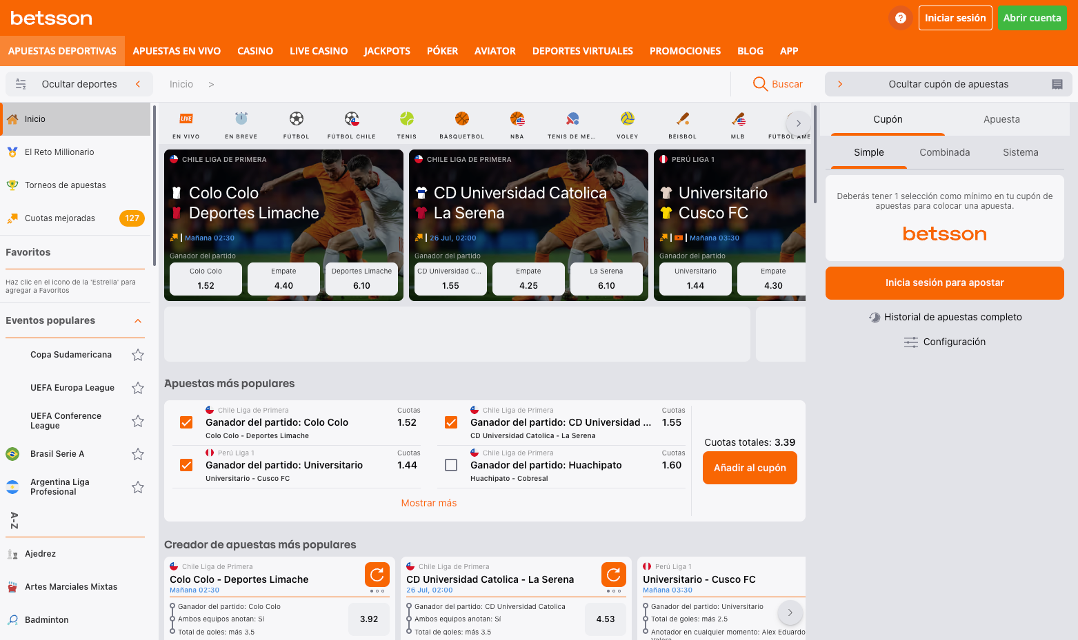 Betsson Chile