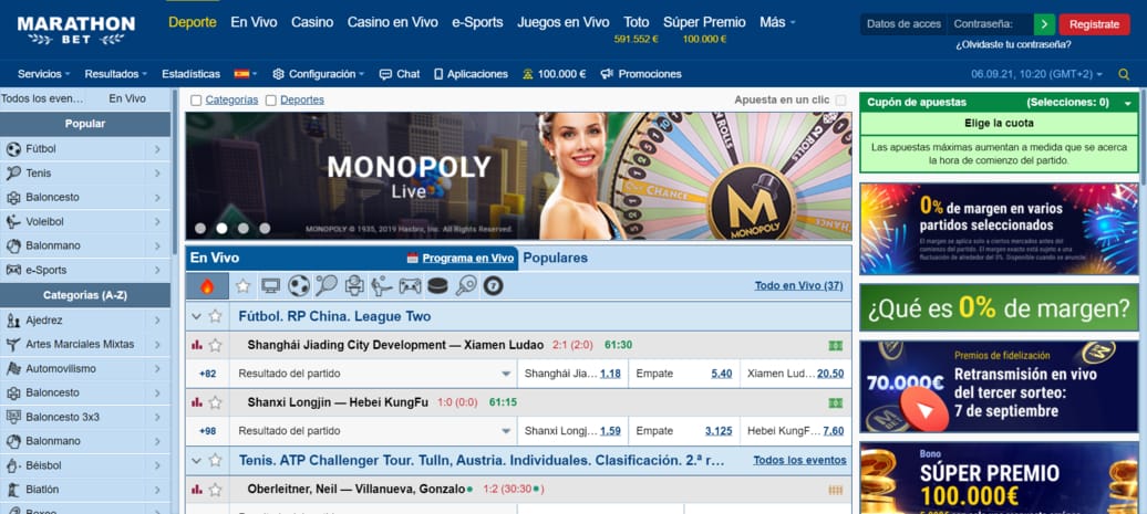 Marathonbet Chile