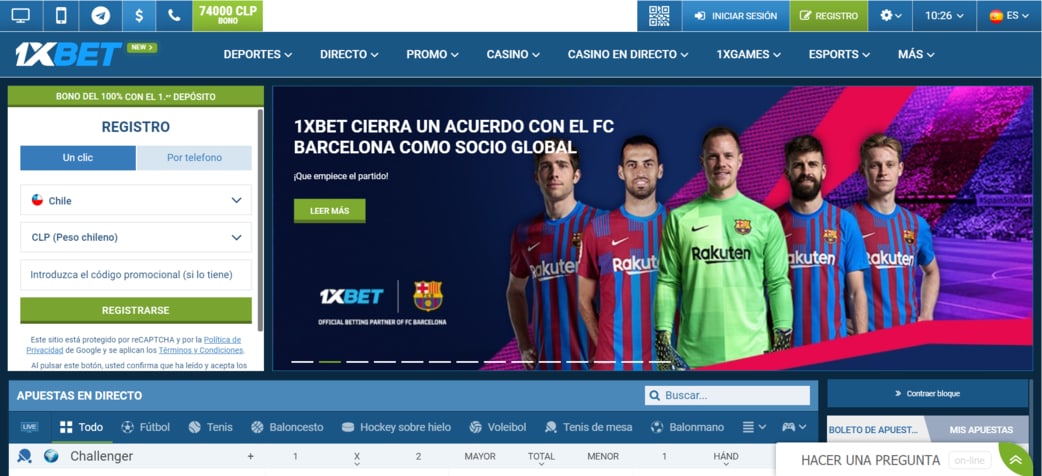 1xBet Chile