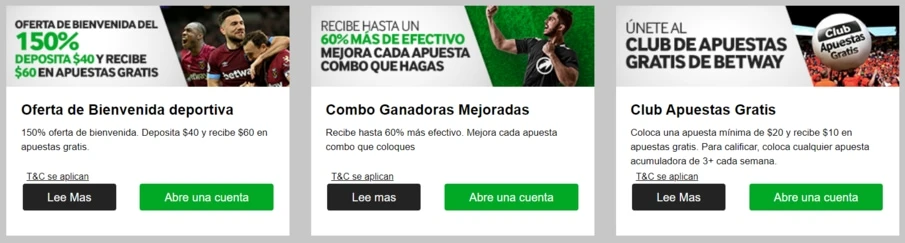 Betway Bonos Apuestas