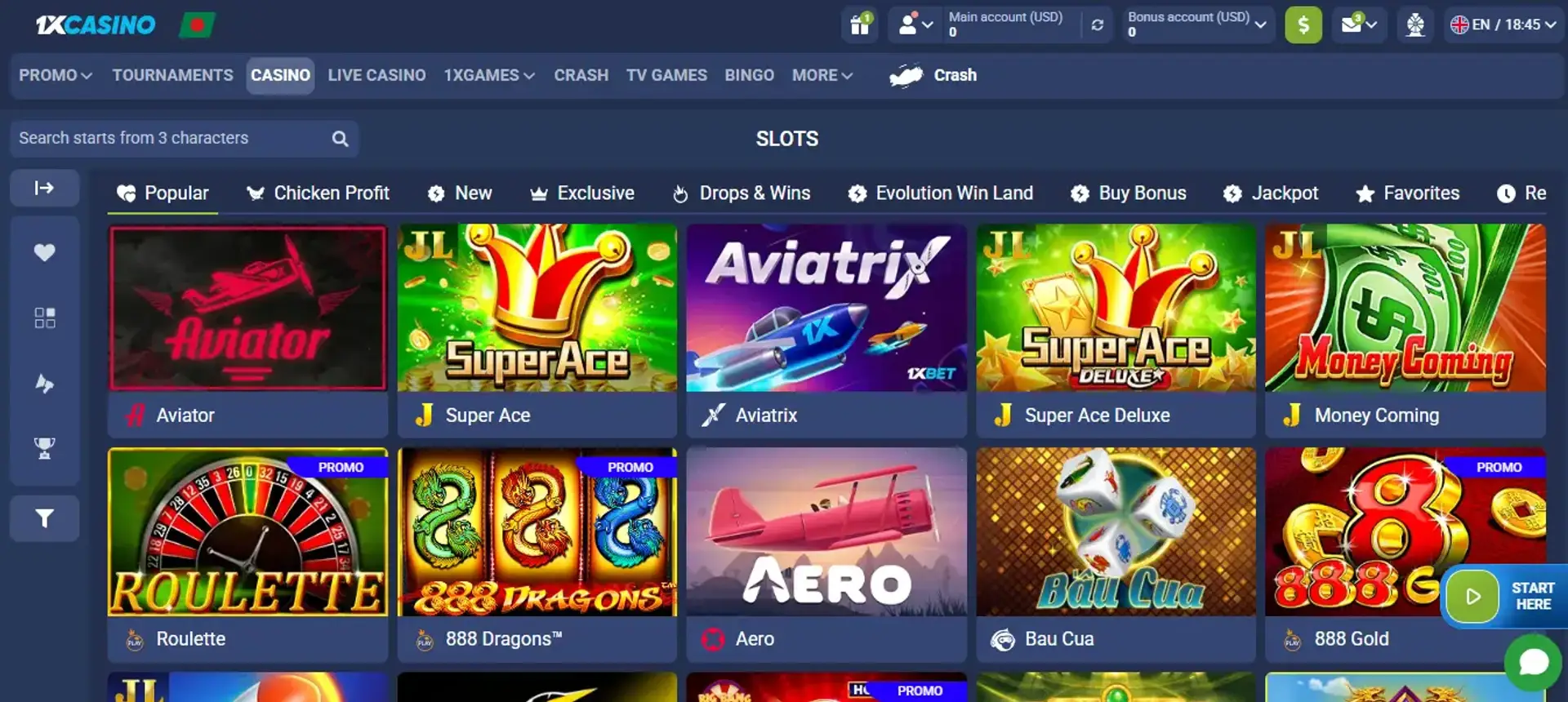 1xCasino Chile