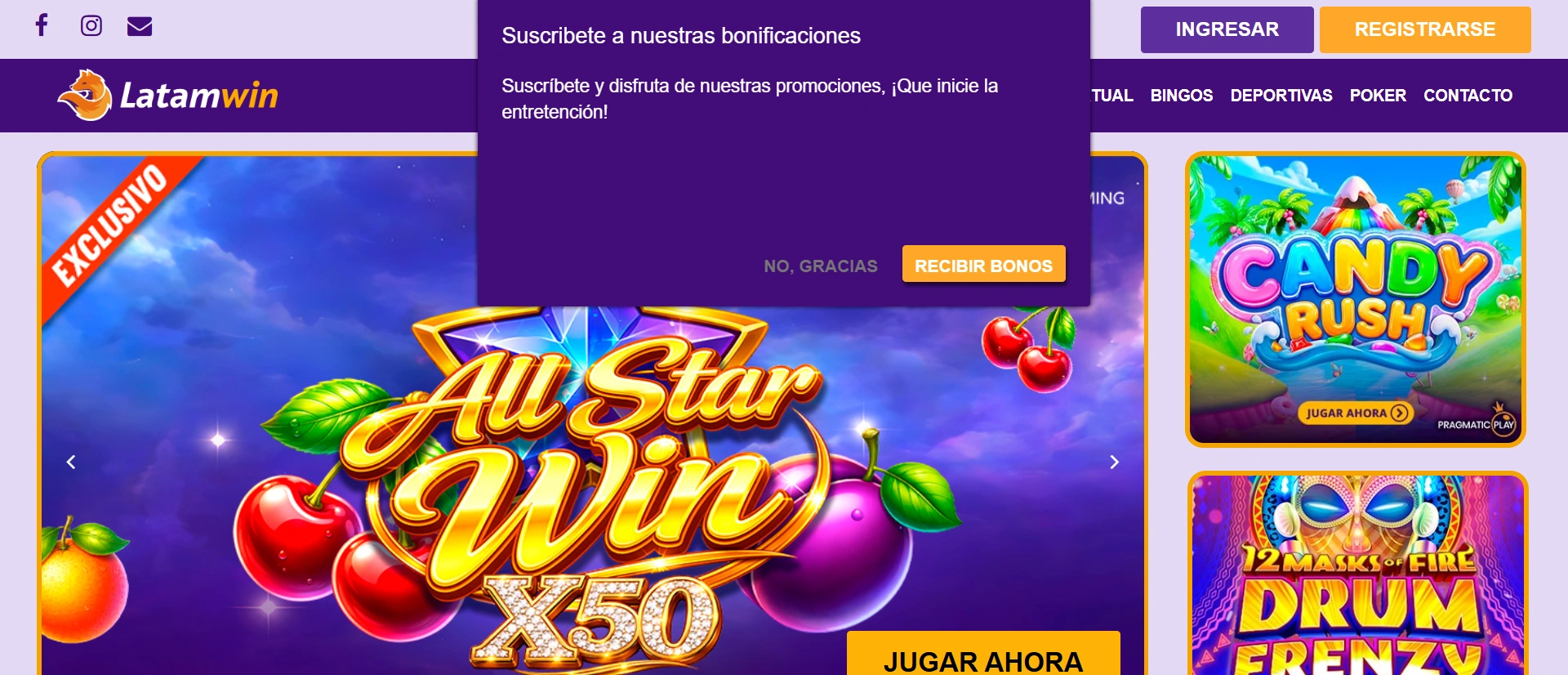 Latamwin - Captura de pantalla