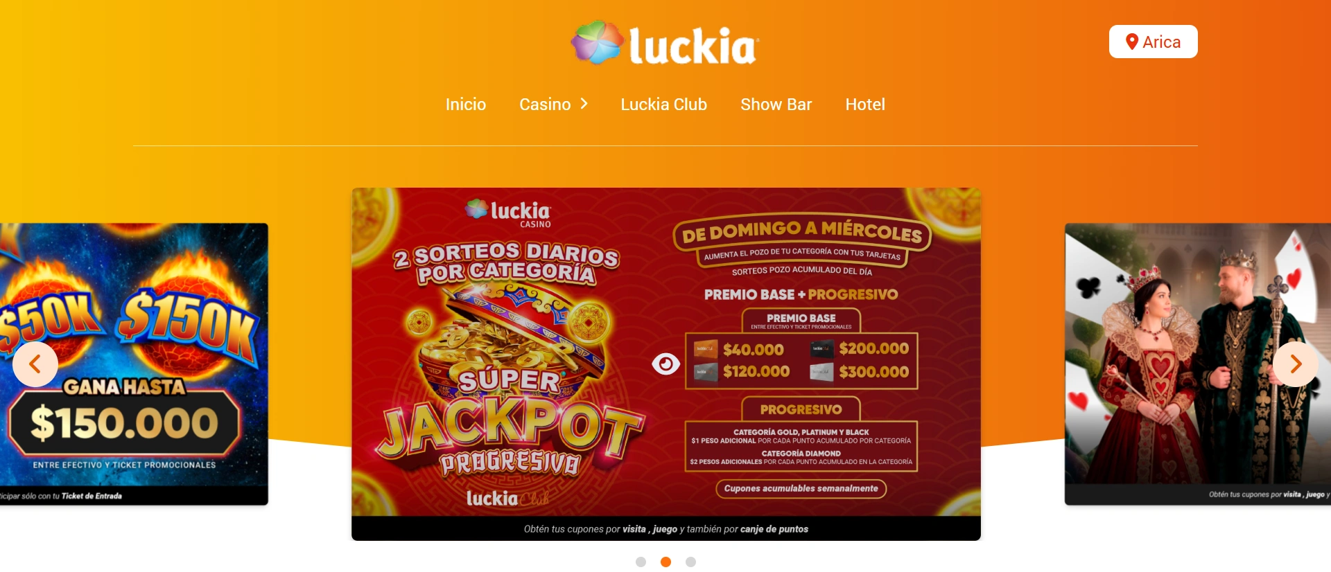 Luckia - Captura de pantalla