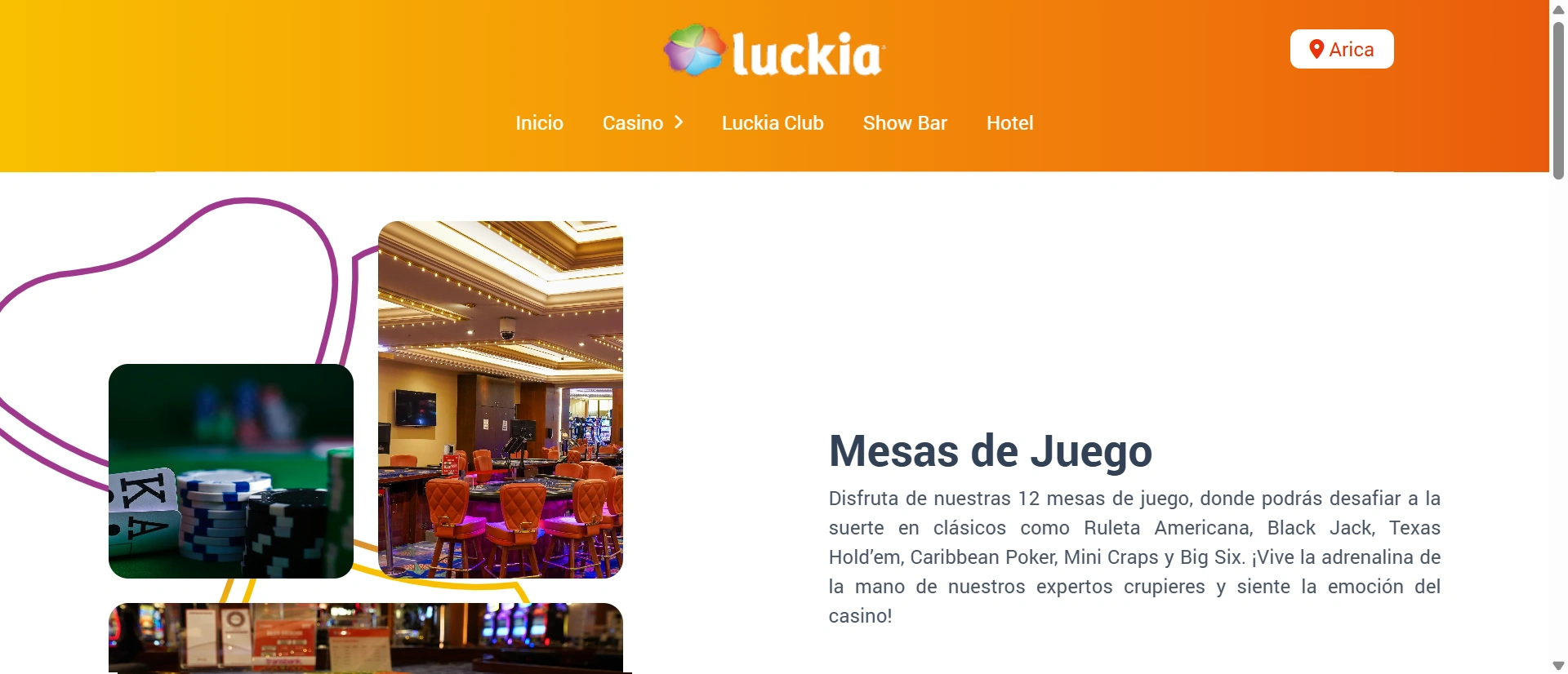 Luckia - Captura de pantalla