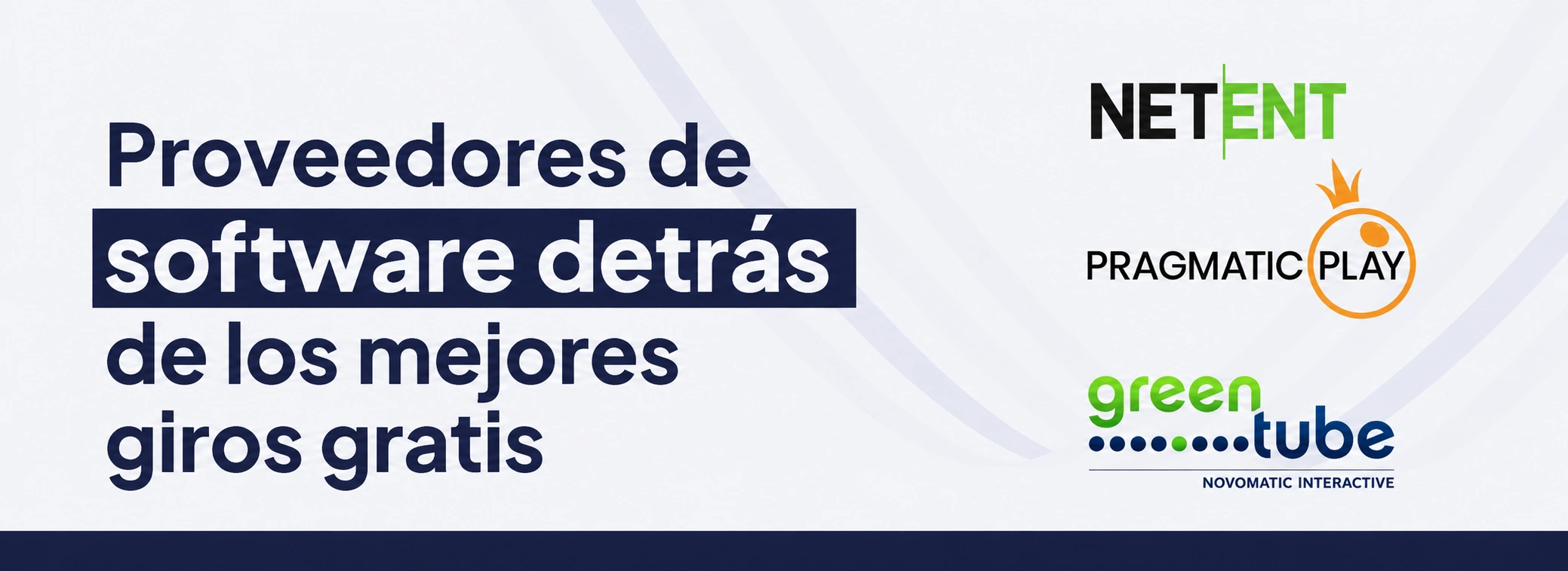 Proveedores de software detrás de los mejores giros gratis