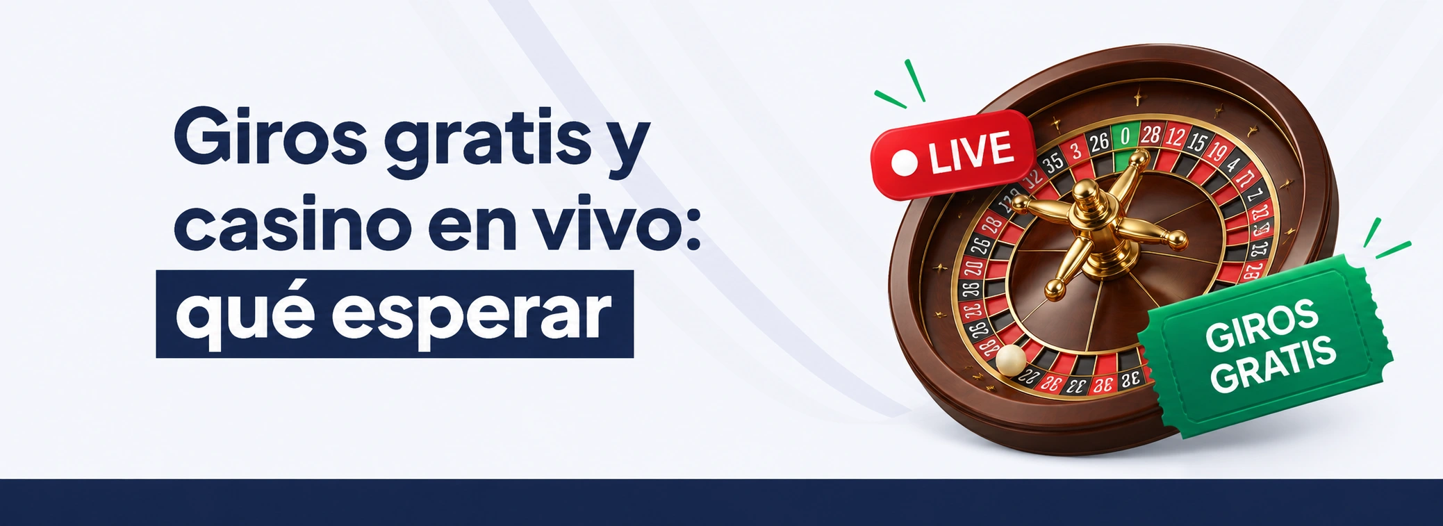 Giros gratis y casino en vivo: qué esperar
