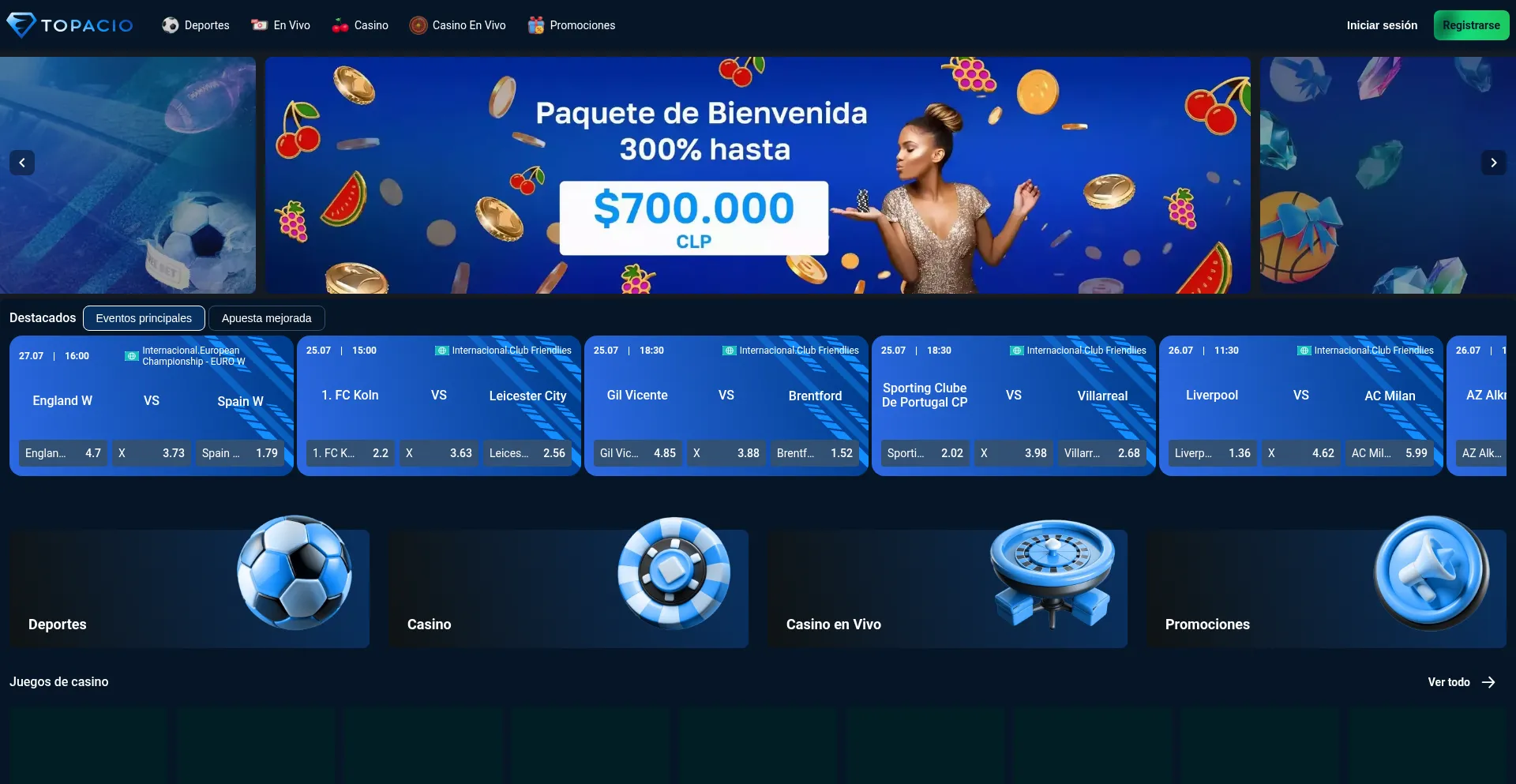 Topaciobet Chile